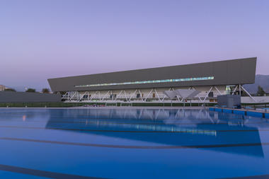 Centro Acuatico Estadio Nacional / Iglesis Prat Arquitectos