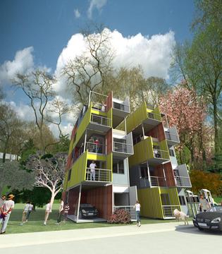 Propuesta de Vivienda Social en Contenedores / Arqydis