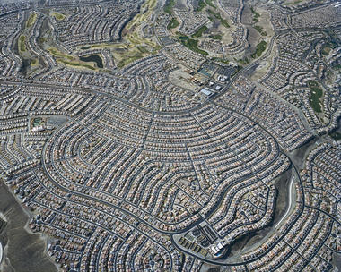 Arte y Arquitectura: Fotos aéreas de la expansión urbana en ciudades estadounidenses