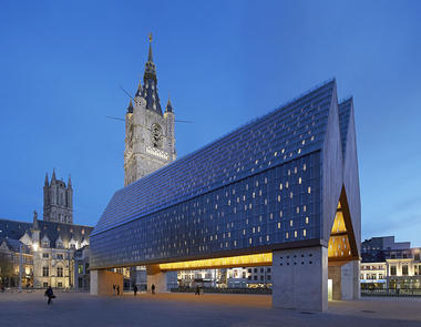 Market Hall in Ghent / Marie-José Van Hee + Robbrecht & Daem, by Hufton + Crow