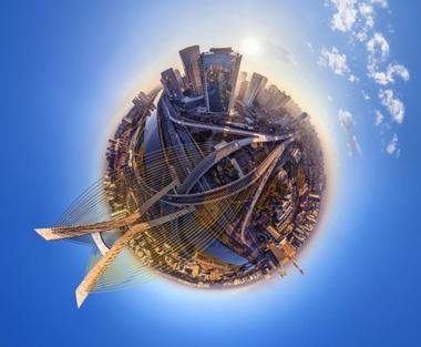 16 impressionantes fotografias de cidades em 360°