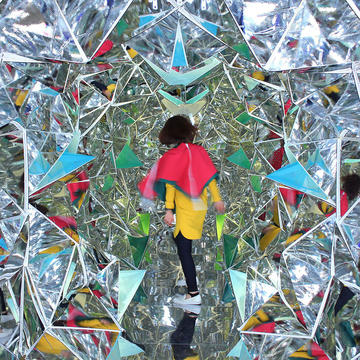 Users Create the Color in this Super-Sized Kaleidoscope