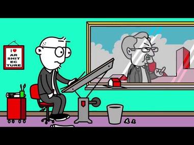 Meet Archibald, a Cartoon Architect Who Never Gets His Way