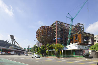 OMA's Taipei Performing Arts Center (TPAC) Tops Out
