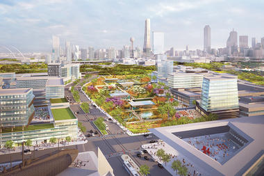 Stoss + SHoP Beat Out Bofill, OMA for Downtown Dallas Re-Design