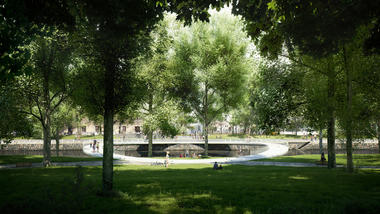 Erik Andersson Designs Carbon Fiber Pedestrian Bridge for Gothenburg