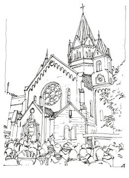 Galeria - Croquis de São Paulo para colorir, por Terra Urbanismo - 3