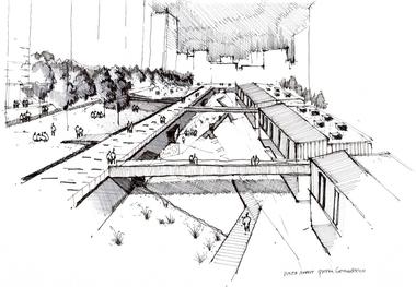 Ganador Archiprix Chile 2013: Paseo Gastronómico y Centro Cultural / Santiago Beckdorf