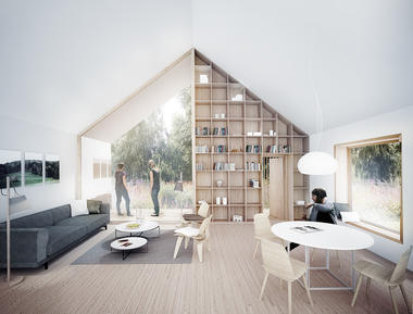 Gallery - CREO ARKITEKTER and WE architecture Shares First Prize for Danish Psychiatric Hospital  - 2