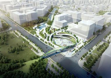 Proposta vencedora para a Praça Central de Magok / Wooridongin Architects