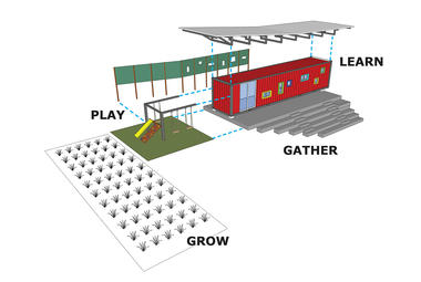 Gallery - Vissershok Container Classroom / Tsai Design Studio - 1