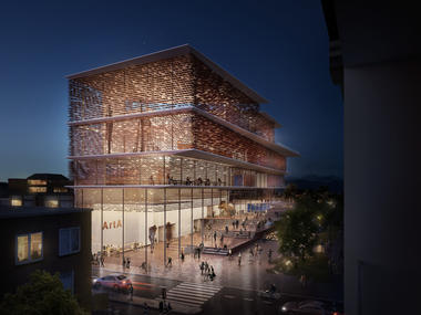 Gallery - Kengo Kuma Presents Shortlisted Design for ArtA 