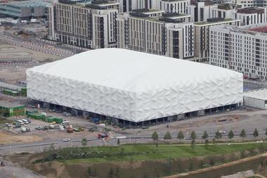 Juegos Olímpicos de Londres 2012: estadio de basketball reciclable
