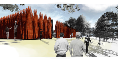 Grupo Talca gana YAP_Constructo 2014 con 'Bosque de mimbre'