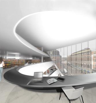 The University of Helsinki City Campus Library / Anttinen Oiva arkkitehdit
