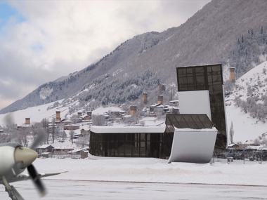 SAG - Airport Building in Mestia / J. Mayer H. Architects