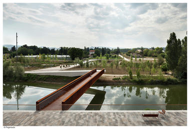 Galería - Pasarela peatonal Parque de Aranzadi / Peralta Ayesa  Arquitectos + Opera ingeniería - 1