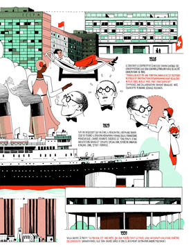 Gallery - Infographic: The Life of Le Corbusier by Vincent Mahé - 1