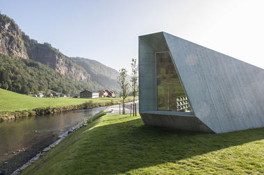 Gallery of Steinsdalsfossen Waterfall / JVA  - 1