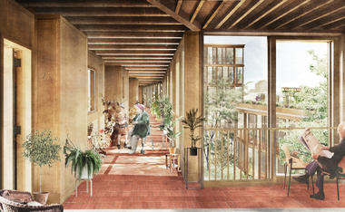 Gallery of Witherford Watson Mann’s Central London Almshouse Promotes Sociability for the Elderly  - 6