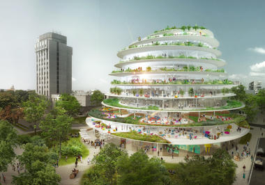 Stewart Hollenstein Unveil Their Proposal for the Varna Regional Library 