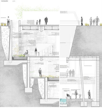 Galería de Jardín Botánico de Calama, Primer Lugar en Concurso de Arquitectura Subterránea CTES 2014 / Chile  - 12