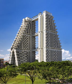 Gallery of Sky Habitat Singapore / Safdie Architects  - 1