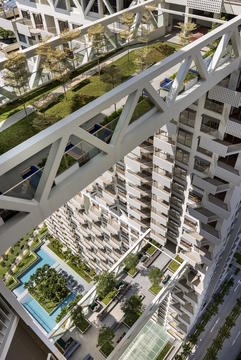 Gallery of Sky Habitat Singapore / Safdie Architects  - 5