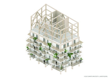 Gallery of Sou Fujimoto and Laisné Roussel Propose Wooden Mixed-Use Tower for Bordeaux  - 16