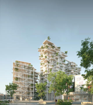 Gallery of Sou Fujimoto and Laisné Roussel Propose Wooden Mixed-Use Tower for Bordeaux  - 13
