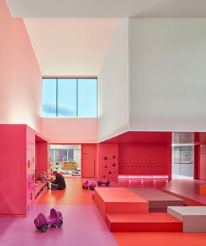 小村庄里的幼儿园 / Dominique Coulon & associés