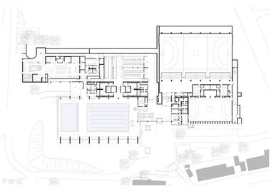 Galería de Centro deportivo en Leonberg / 4a Architekten  - 18