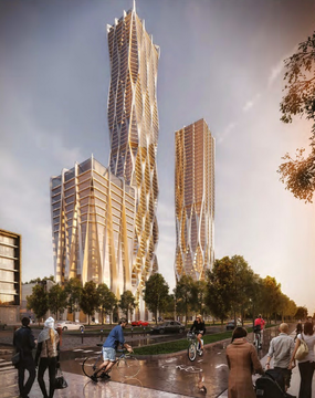 Gallery of Zaha Hadid and SOM Among 5 Competing to Design Scandinavia’s Tallest Tower  - 3