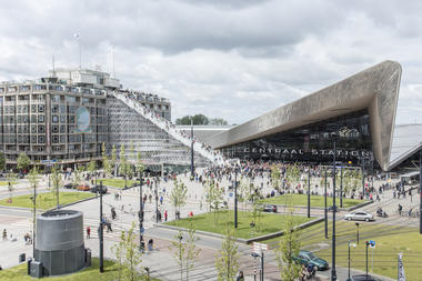 MVRDV Unveil Monumental Urban Staircase in the Center of Rotterdam