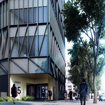 Mecanoo Unveils Namdaemun Office Building in Seoul