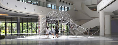 SUTD Professors Design 3D Printed Mesh Pavilion