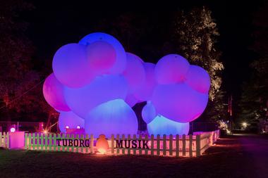 Pabellón inflable de BIG visitará tres festivales en Dinamarca