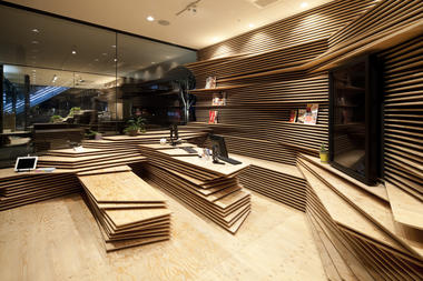 Shun Shoku Lounge by Guranavi / Kengo Kuma & Associates