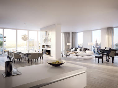 Gallery of Richard Meier & Partners Designs Waterfront Mixed-Use Building in Hamburg  - 6