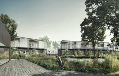 White Arkitekter Blurs the Line Between Built and Natural in Housing Project Design