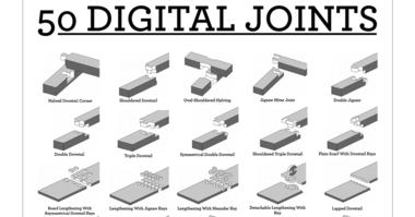 Fabricación digital: 50 uniones de madera para descargar ahora