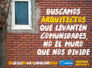 Convocatoria: Servicio País busca arquitectos comprometidos con Chile 