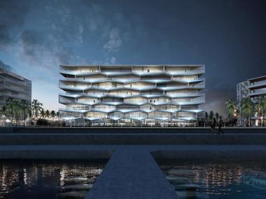 BIG Unveils “Honeycomb” Condominium for Bahamas Resort