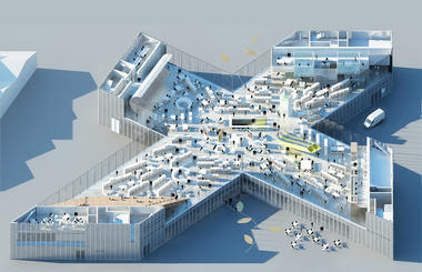 Gallery of OMA's Bibliothèque Alexis de Tocqueville in Caen Slated to Open in 2017  - 8
