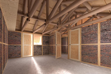 Galeria de Shigeru Ban propõe abrigos feitos de borracha no Nepal  - 4