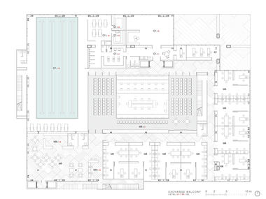 Gallery of Tehran Stock Exchange Competition, 3rd / Nasrine Seraji + ASAA + Mehdi Bakhshizadeh + Tadbir Omran lranian  - 29