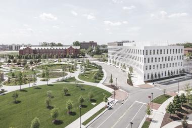 BIG's First Office Building Design Opens at the Philadelphia Navy Yard