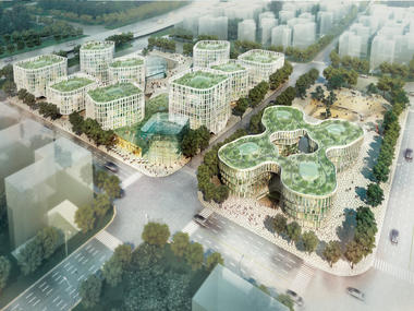 Hongqiao Business District Winning Proposal / MVRDV