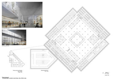 Galería de Primer Lugar en concurso de ideas para el Museo Nacional del Perú  - 15