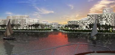 Concurso Internacional Primer Conjunto de Viviendas Públicas frente al Canal de Punggol, Singapur / B4FS Arquitectos 